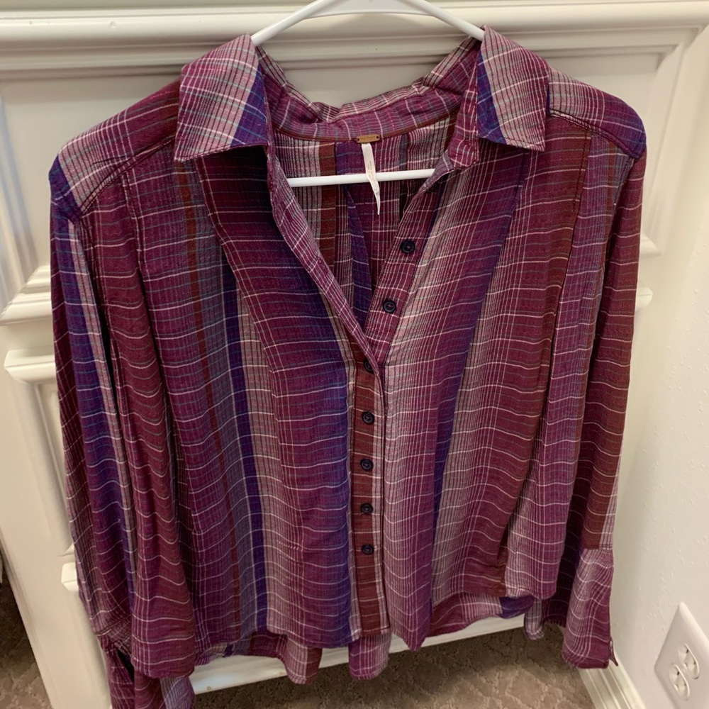 Free People Button Up